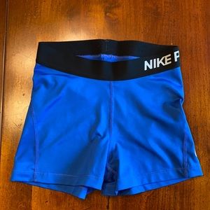 Nike Pro Blue Spandex